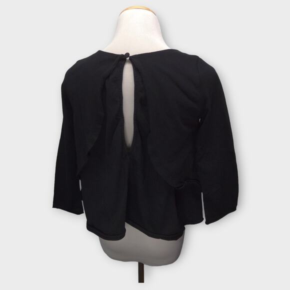 Women's Free People Black Long Sleeve Top Size XS - Picture 6 of 10